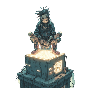 Cybernetic Hacker-Child Vinyl Car Decal Sticker – Waterproof & UV-Resistant 3.4133333333333336" Cybernetic Hacker-Child Vinyl Car Decal Sticker – Waterproof & UV-Resistant 3.4133333333333336"