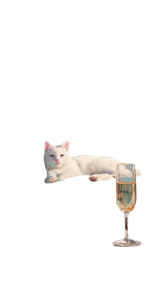 White Cat Sofa Vinyl Car Decal Sticker – Waterproof & UV-Resistant 4.8533333333333335"