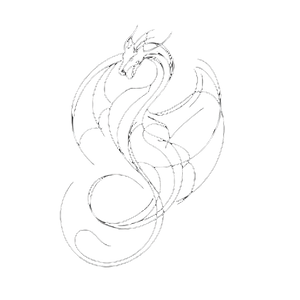 Simple Line Dragon Vinyl Car Decal Sticker – Waterproof & UV-Resistant 3.4133333333333336" Simple Line Dragon Vinyl Car Decal Sticker – Waterproof & UV-Resistant 3.4133333333333336"