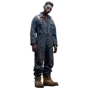 Zombie Construction Worker Vinyl Car Decal Sticker – Waterproof & UV-Resistant 3.4133333333333336"