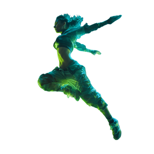 Cyberpunk Dancer Leap Vinyl Car Decal Sticker – Waterproof & UV-Resistant 3.4133333333333336"