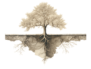 Conceptual Tree Drawing Vinyl Car Decal Sticker – Waterproof & UV-Resistant 6.1866666666666665"