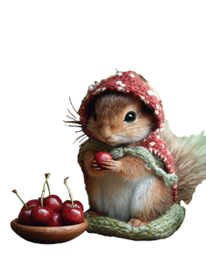 Baby Squirrel Home Vinyl Car Decal Sticker – Waterproof & UV-Resistant 8.213333333333333"