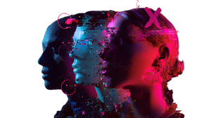 Digital Identity Glitch Vinyl Car Decal Sticker – Waterproof & UV-Resistant 5.4
