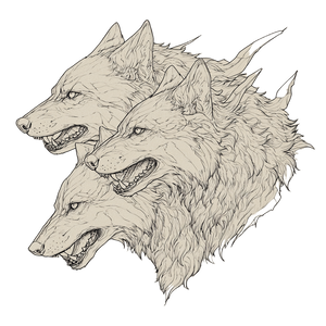 Three-Headed Wolf V4 Vinyl Car Decal Sticker – Waterproof & UV-Resistant 3.4133333333333336" Three-Headed Wolf V4 Vinyl Car Decal Sticker – Waterproof & UV-Resistant 3.4133333333333336"
