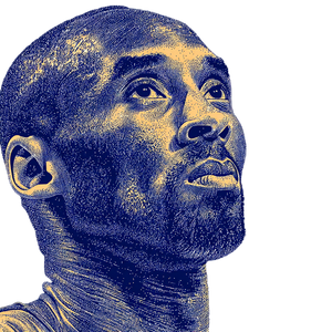 Starry Kobe Portrait Vinyl Car Decal Sticker – Waterproof & UV-Resistant 6.826666666666667"