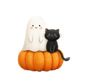 Spooky Halloween Scene V2 Vinyl Car Decal Sticker – Waterproof & UV-Resistant 3.4133333333333336"