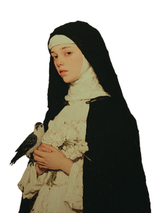 Saint Rita Vinyl Car Decal Sticker – Waterproof & UV-Resistant 8.213333333333333"
