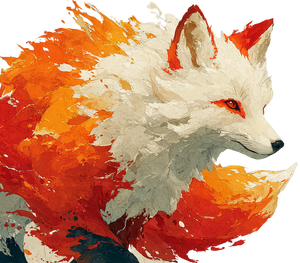 Anime Nine-Tailed Fox Vinyl Car Decal Sticker – Waterproof & UV-Resistant 3.4133333333333336"