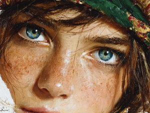 Realistic Eyes Painting Vinyl Car Decal Sticker – Waterproof & UV-Resistant 6.1866666666666665"