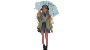 Anime Girl In Rain V4 Vinyl Car Decal Sticker – Waterproof & UV-Resistant 2.72"