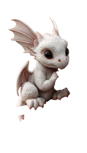 Baby Dragon Plum Vinyl Car Decal Sticker – Waterproof & UV-Resistant 4.8533333333333335"