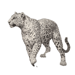 Mischievous Renaissance Leopard Vinyl Car Decal Sticker – Waterproof & UV-Resistant 6.826666666666667"