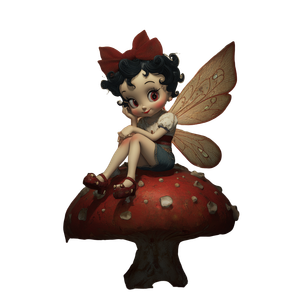 Whimsical Betty Boop Vinyl Car Decal Sticker – Waterproof & UV-Resistant 3.4133333333333336"