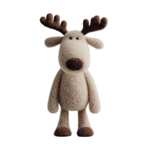 Claymation Reindeer Vinyl Car Decal Sticker – Waterproof & UV-Resistant 6.826666666666667"