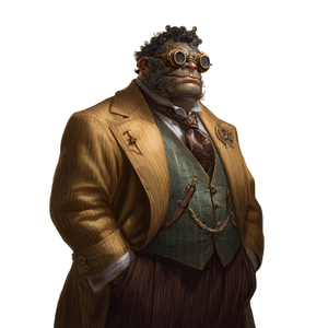 Steampunk Half-Giant Vinyl Car Decal Sticker – Waterproof & UV-Resistant 3.4133333333333336"