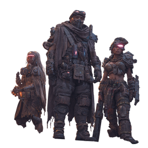 Post-Apocalyptic Warband Vinyl Car Decal Sticker – Waterproof & UV-Resistant 6.826666666666667"