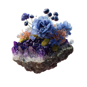Floating Amethyst Fragment Vinyl Car Decal Sticker – Waterproof & UV-Resistant 3.4133333333333336"