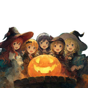 Halloween Gathering Vinyl Car Decal Sticker – Waterproof & UV-Resistant 3.4133333333333336"