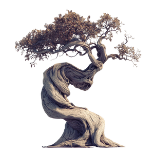 Twisted Tree V2 Vinyl Car Decal Sticker – Waterproof & UV-Resistant 3.4133333333333336"