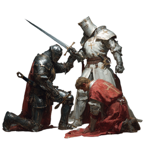 Clash Of Knights Vinyl Car Decal Sticker – Waterproof & UV-Resistant 3.4133333333333336"