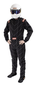RaceQuip One Piece Racing Suit | 2XL Black SFI 3.2A/1 | Pyrovatex FRC | Racequip Logo RaceQuip One Piece Racing Suit | 2XL Black SFI 3.2A/1 | Pyrovatex FRC | Racequip Logo