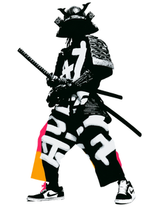 Graffiti Spray Samurai V3 Vinyl Car Decal Sticker – Waterproof & UV-Resistant 8.213333333333333"