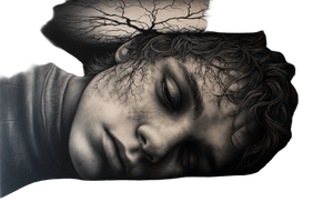 Slumped Figure Vinyl Car Decal Sticker – Waterproof & UV-Resistant 5.97333333333333