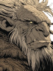 Fantasy Troll Art Vinyl Car Decal Sticker – Waterproof & UV-Resistant 4.1066666666666665"