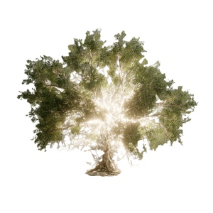 Glowing Tree Transformation Vinyl Car Decal Sticker – Waterproof & UV-Resistant 3.4133333333333336"