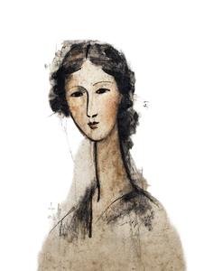 Modigliani'S Sketch Vinyl Car Decal Sticker – Waterproof & UV-Resistant 4.1066666666666665"