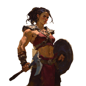 Fantasy Barbarian Portrait V3 Vinyl Car Decal Sticker – Waterproof & UV-Resistant 3.4133333333333336"