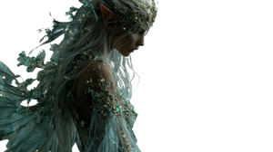 Ethereal Elf Queen V2 Vinyl Car Decal Sticker – Waterproof & UV-Resistant 5.4