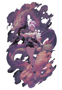 Kasumi With Dragon Vinyl Car Decal Sticker – Waterproof & UV-Resistant 4.426666666666667"