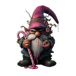 Zombie Gnome Sign Vinyl Car Decal Sticker – Waterproof & UV-Resistant 3.4133333333333336"