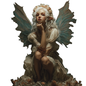 Ethereal Elf Vinyl Car Decal Sticker – Waterproof & UV-Resistant 3.4133333333333336"