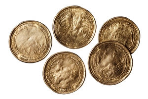 Golden Coins V3 Vinyl Car Decal Sticker – Waterproof & UV-Resistant 5.97333333333333