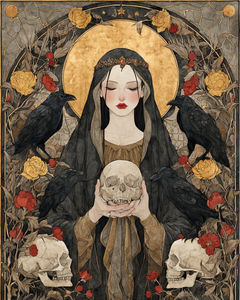 Evil Queen Portrait V5 Vinyl Car Decal Sticker – Waterproof & UV-Resistant 4.0"