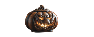 Menacing Jack-O'-Lantern Vinyl Car Decal Sticker – Waterproof & UV-Resistant 2.293333333333333