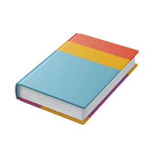 Colorful Hardcover Book Vinyl Car Decal Sticker – Waterproof & UV-Resistant 3.4133333333333336"