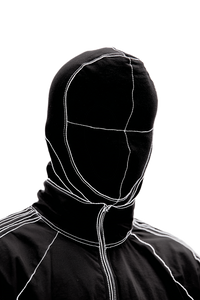 Masked Person Vinyl Car Decal Sticker – Waterproof & UV-Resistant 8.96"
