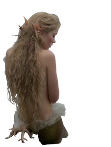 Mermaid On Shore V2 Vinyl Car Decal Sticker – Waterproof & UV-Resistant 8.213333333333333"
