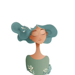 Peaceful Woman Illustration Vinyl Car Decal Sticker – Waterproof & UV-Resistant 3.4133333333333336" Peaceful Woman Illustration Vinyl Car Decal Sticker – Waterproof & UV-Resistant 3.4133333333333336"