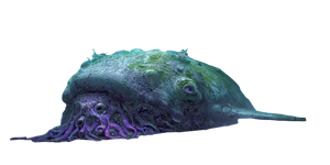 Alien Whale Brain Vinyl Car Decal Sticker – Waterproof & UV-Resistant 2.56"