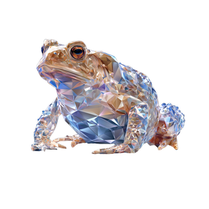 Crystal Cane Toad Vinyl Car Decal Sticker – Waterproof & UV-Resistant 6.826666666666667"