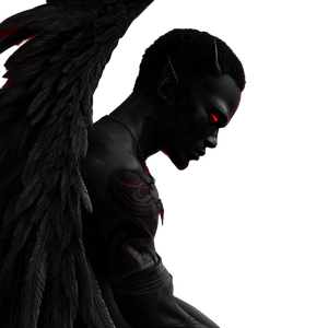 Black Demon V3 Vinyl Car Decal Sticker – Waterproof & UV-Resistant 3.4133333333333336"