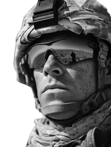 Desert Soldier Portrait Vinyl Car Decal Sticker – Waterproof & UV-Resistant 4.1066666666666665" Desert Soldier Portrait Vinyl Car Decal Sticker – Waterproof & UV-Resistant 4.1066666666666665"