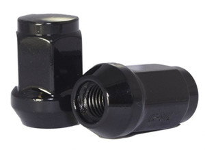 Coyote Black Steel Lug Nuts | 14x2 Thread, Aggressive Off Road Look | 1.38" Length, 3/4" Hex, Box of 50 Coyote Black Steel Lug Nuts | 14x2 Thread, Aggressive Off Road Look | 1.38" Length, 3/4" Hex, Box of 50