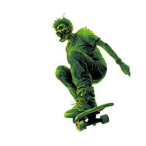 Zombie Skater Vinyl Car Decal Sticker – Waterproof & UV-Resistant 3.4133333333333336"