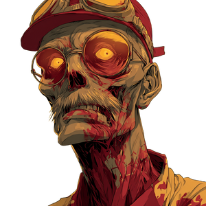 Zombie V6 Vinyl Car Decal Sticker – Waterproof & UV-Resistant 3.4133333333333336"